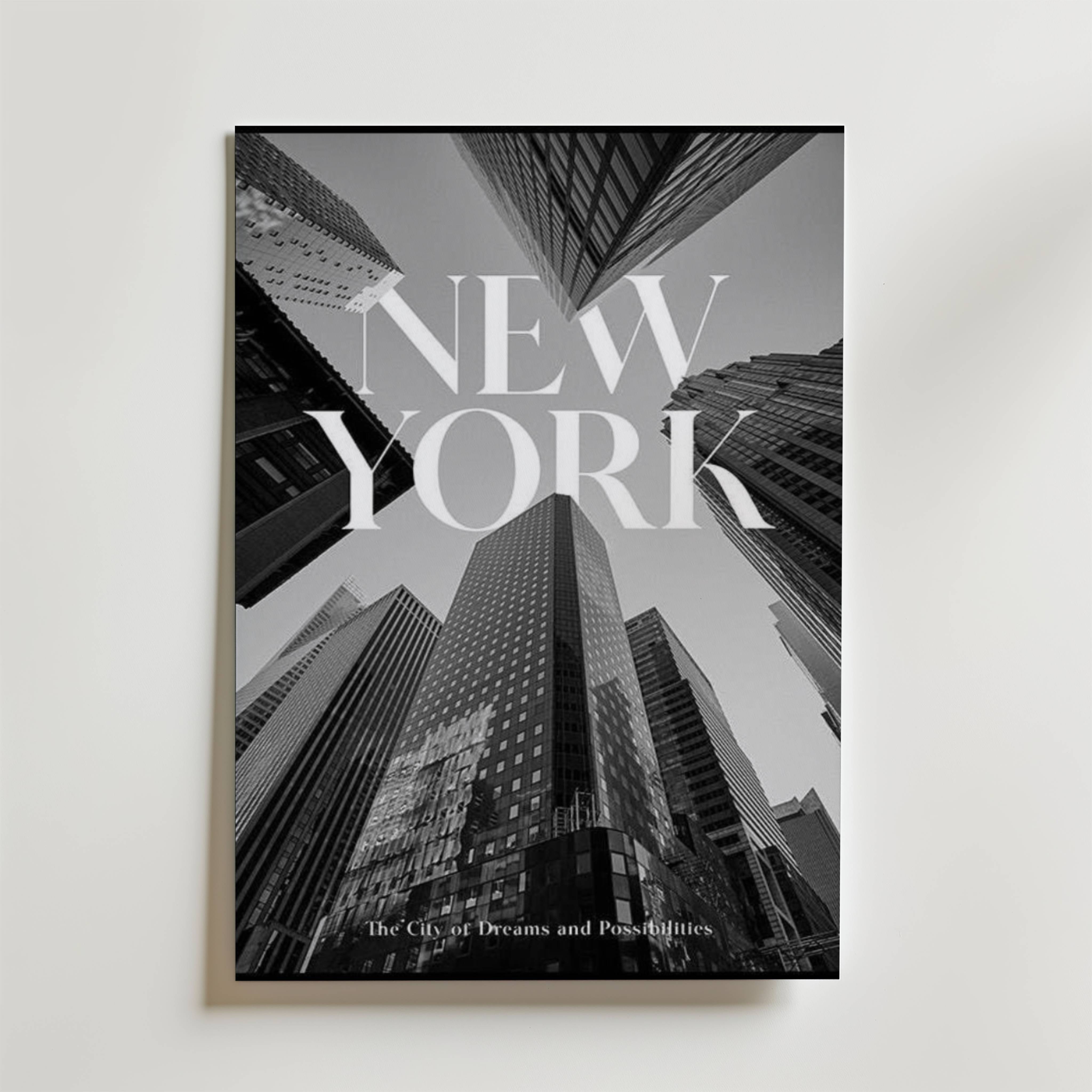New York Dreams Poster - Fine Art Poster 13x18 cm