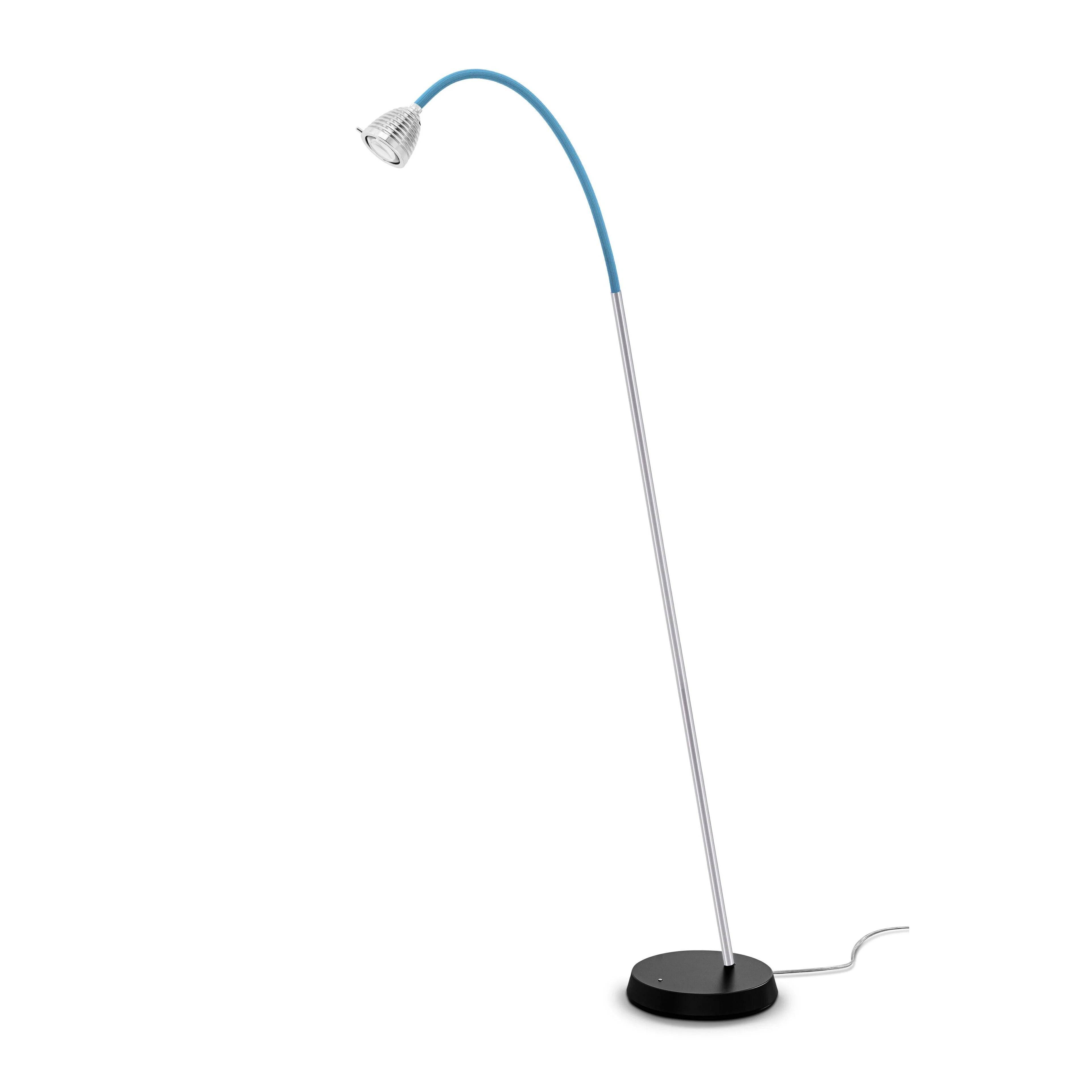Athene SL3 gulvlampe Less N More - Børstet aluminium / blå