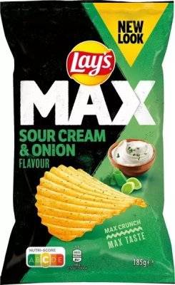 Lay’s Max Sourcream Onion 185g