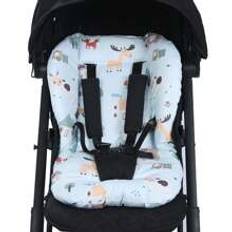 1PC  Stroller Seat Cushion Boys Girls Cute Cartoon Soft Baby Seat Liners Toddler Stroller Insert Padding Carriage Cushion Universal Breathable Stroller Mat For Dinner Chair