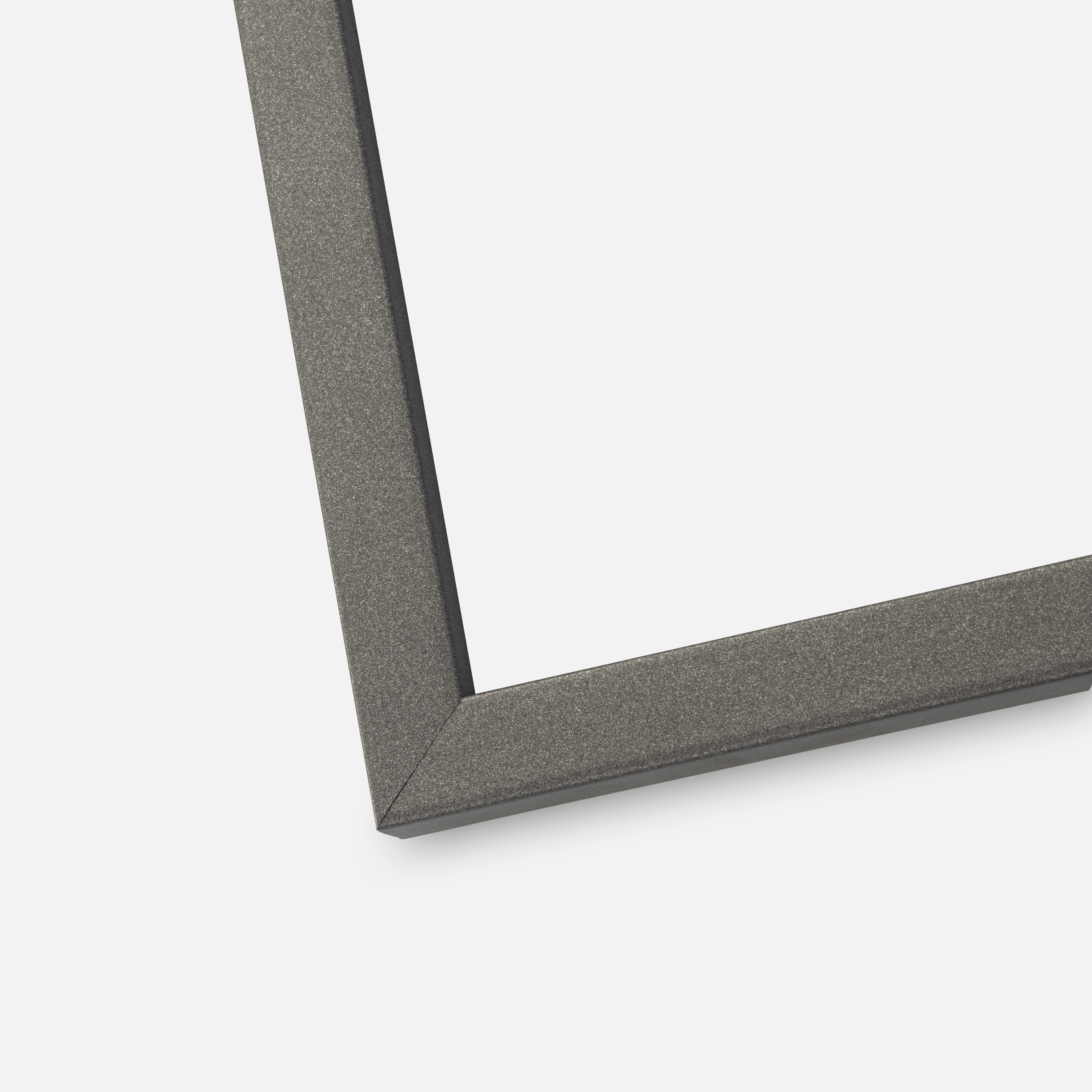 Ram Edsbyn Glas Grafit 40x50 cm - Passepartout Vit 30x41 cm