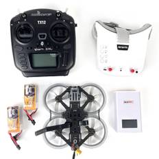 DarwinFPV CineApe 25 Analog 2,5 tommer 4S Cinematic Whoop RC FPV Racing Drone RTF med RadioMaster TX12 Mark II Remote Controller FPV Briller