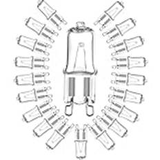 20St G9 Eco Halogen Glödlampa G9 220V 18W-60W Kapsel Led-Lampa Insatta Pärlor Kristall Lampa, 20w