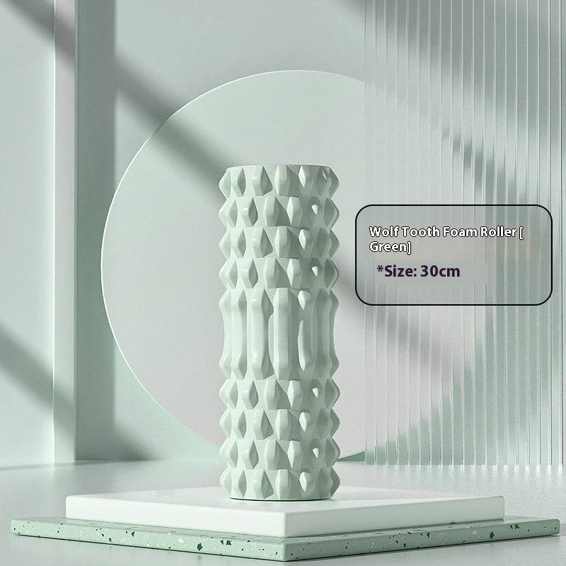 Crescent Hollow PP Foam Roller Muscle-relaxing Tool - Mint Green 30cm