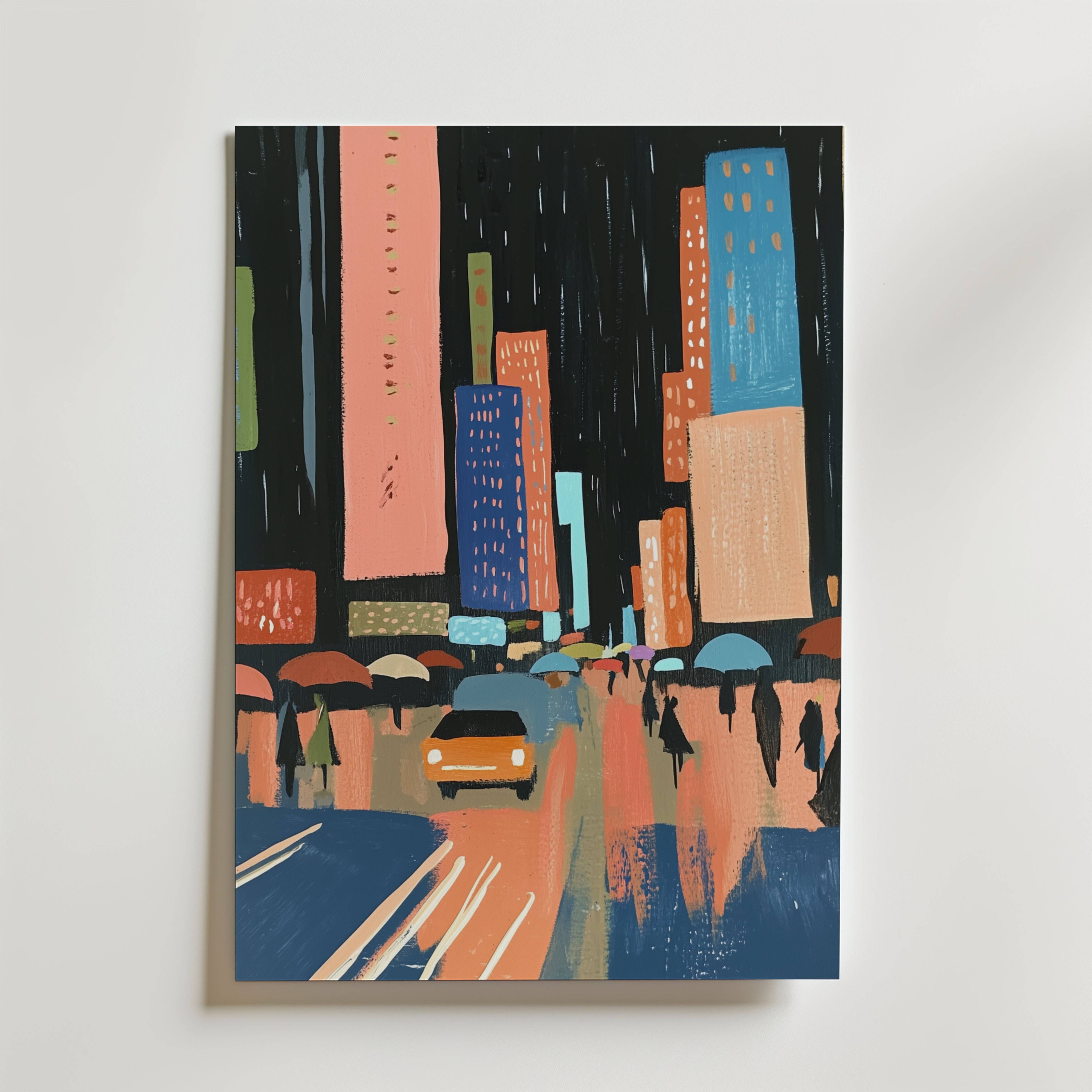 Electric Evenings Poster - Fine Art Poster 70x100 cm