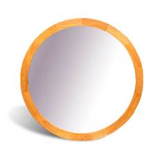 Wood Zone WZ.41 - Rundt spejl - Ø90 cm - Eg