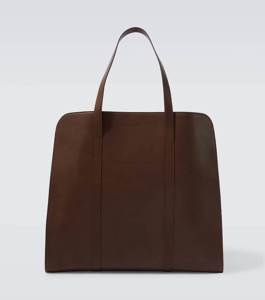 The Row Tote Ben de piel - marrón - Talla Única