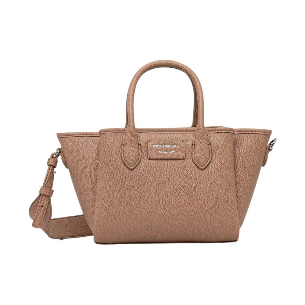 Emporio Armani Odette Small Shopper - Tasker - Dame - Brun - ONE SIZE - Uld