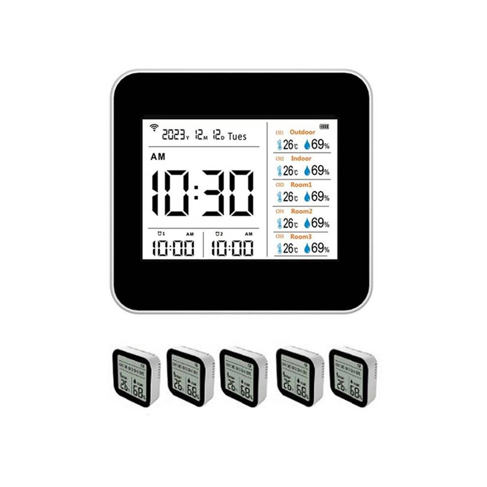 13 in 1 Tuya WIFI Intelligent Thermometer Hygrometer Indoor Accurate Temperature Humidity Gauge Monitor