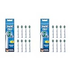 Oral-B Pro Precision Clean Aufsteckbürsten für elektrische Zahnbürste, 8 Stück, Zahnreinigung mit innovativen X-förmigen Borsten, Original Oral-B Zahnbürstenaufsatz, Designed in Germany