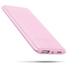 YFW 4000mAh Ultra tynd Power bank (Pink)