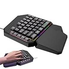 Lunaobrik 1 hand mekaniskt mekaniskt tangentbord mekaniskt mekaniskt tangentbord, speltangentbord med en programmerbar | Mobil kontroll Play tangentbord, professionellt speltangentbord, ergonomisk