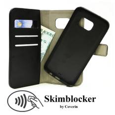 Skimblocker Magnet Fodral Samsung Galaxy S7 Edge (G935F) (Svart)