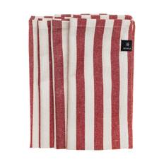 Himla Bretagne tygservett 50x50 cm 4-pack Deep red - Röd