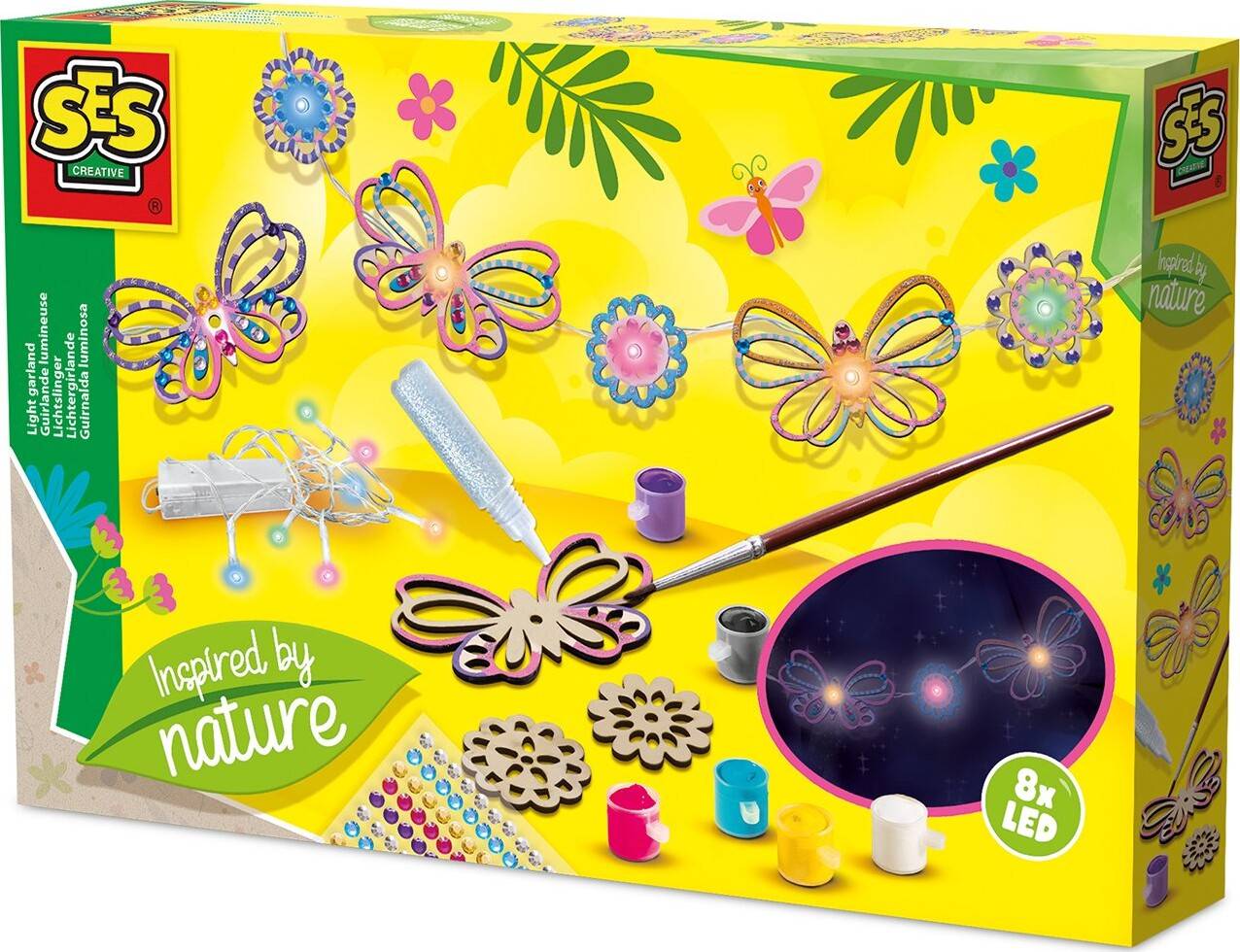 Ses Creative - Lyskæde - Naturdesign - (s14039)