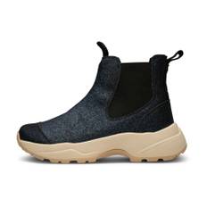 Woden, Sko, Dame, Blå, 38 EU, Uld, Silje Glitter Slip-On Sko