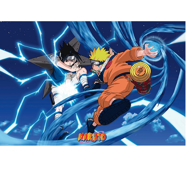Naruto - Naruto & Sasuke - Poster 91x61cm