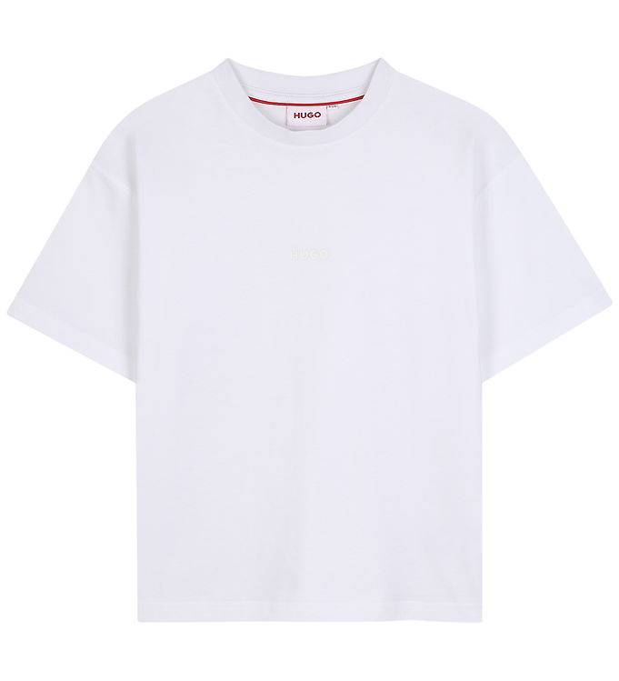 HUGO T-shirt - Vit - HUGO - 10 år (140) - T-shirt