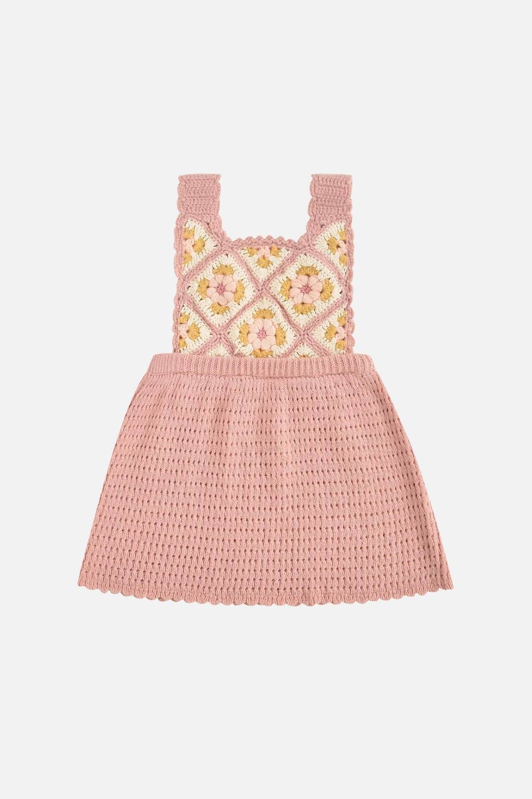 Louise Misha Huguetta Strikket Kjole Blush Blush-6 Y Lyserød 6 år Piger