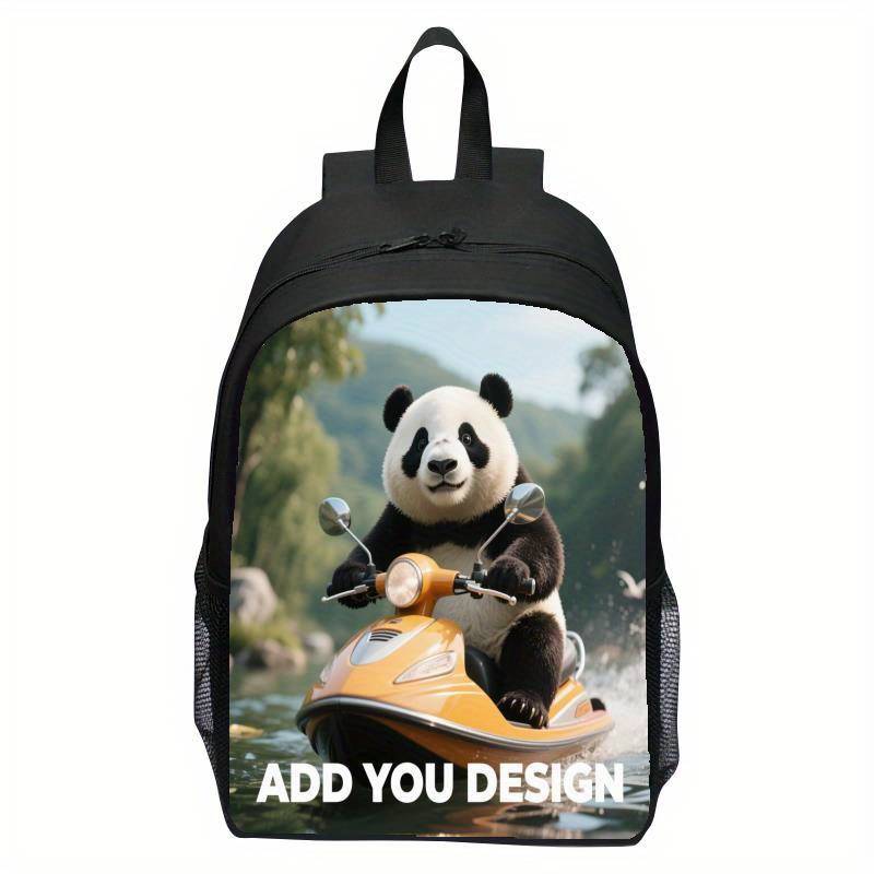 Customizable Backpack With Your Text, Photos, And Designs - A Spacious 16-inch Laptop Bag Suitable For Personalized Designs For School, Gym, And Travel, Lightweight Travel Backpack