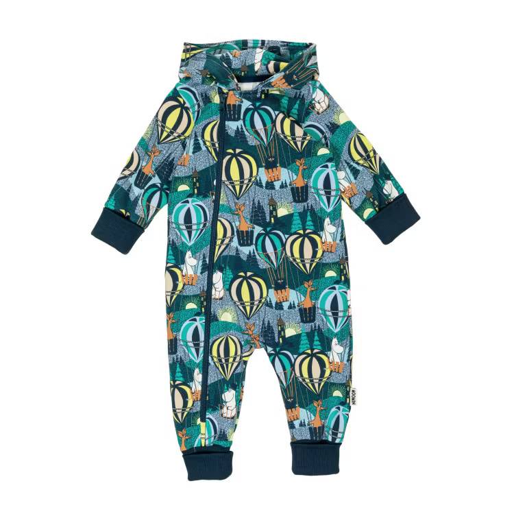 Mumin Flygtur overall baby blå: 62