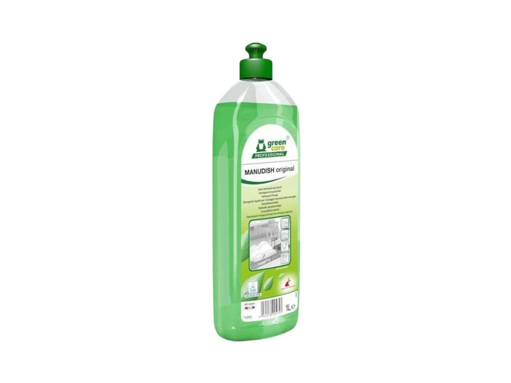 Håndopvask MANUDISH Original Blomstermærket uden Parfume 1 ltr Grøn