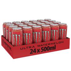 24 X Monster Energy 500 Ml Ultra Watermelon (sockerfri)