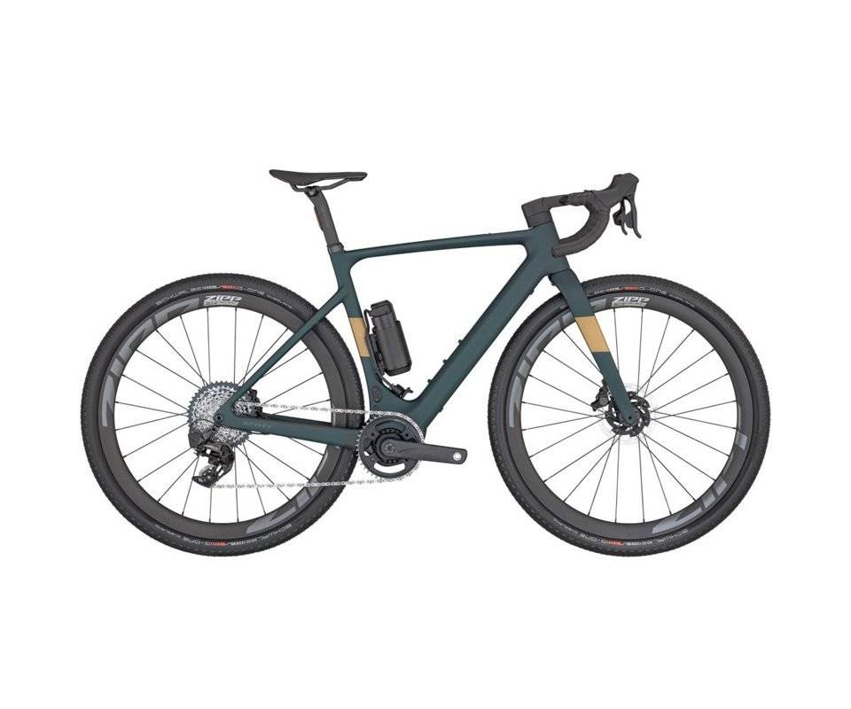 Elcykel Gravel Scott Solace Gravel eRIDE 10 Petrol Green m 2024