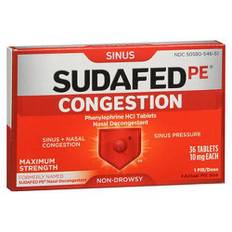 Sudafed Pe, Sudafed Congestion Tablets, 36 Tabs