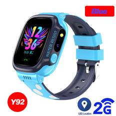 696 Y92 Kids Smart Watch 1,44 tums skärm Lbs Positioning Gprs Vattentät Po Music Sos Call Anti-lost Watch Barnklocka