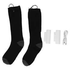 1 Pair Electric Heated Socks 3 Levels Temperature Control 2200mah Heated Socks Rechargeable for