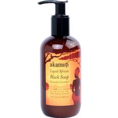 Akamuti Liquid African Black Soap Unscented - oparfymerad flytande tvål - 250 ml