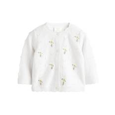 Next Cardigan pastelgul / grøn / hvid - 92