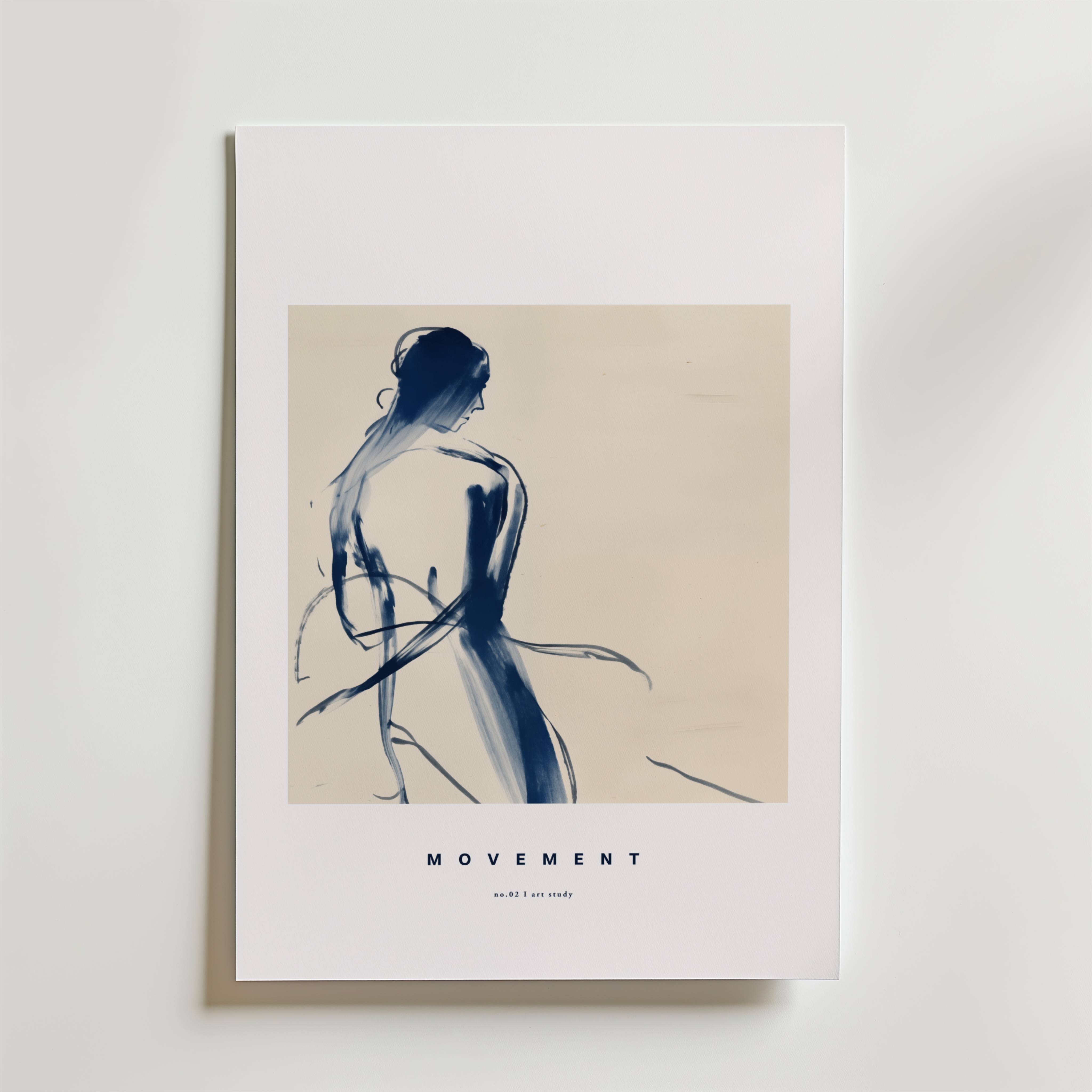 Movement Poster - Fine Art Poster 21x30 cm