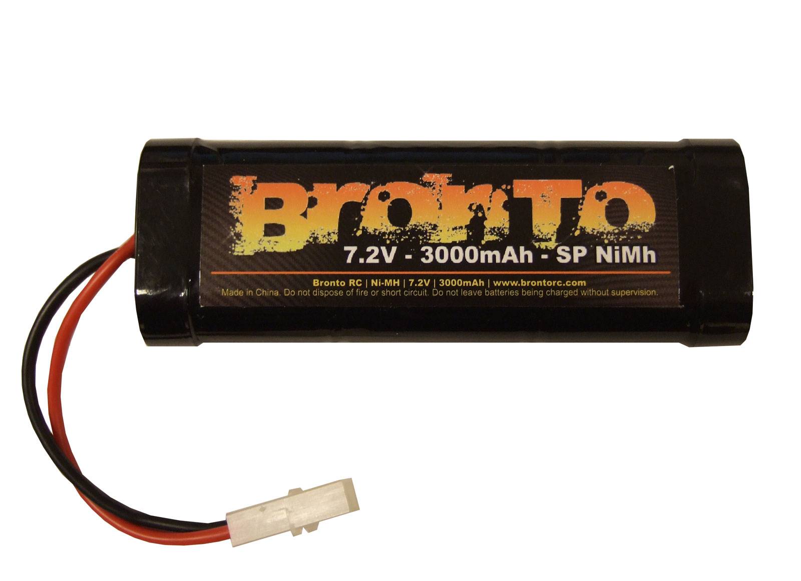 Bronto 7.2V 3000mAh - Bronto SP - Ni-Mh - Tamiya-kontakt