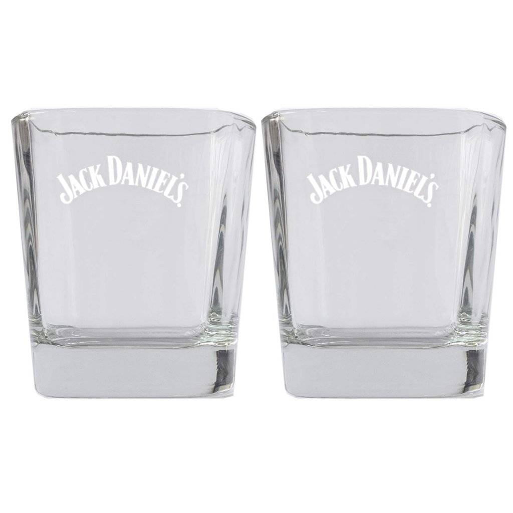 Jack Daniels Whiskey glas tumbler 2-pak
