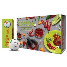 TaylorMade TP5 pix Peppers Golf Balls - White Dozen