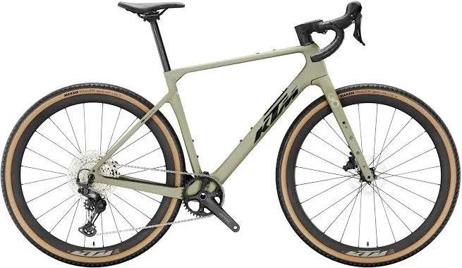 KTM Gravelator Elite 2026 - Shimano GRX 2x12sp - KTM Team Gravel - 170 / m / grey beige matt (m)