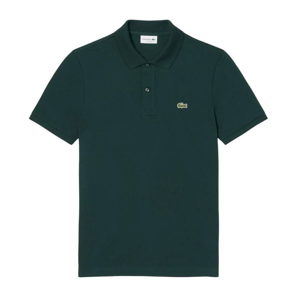 Lacoste Polo Slim Fit i Petit Piqué - Toppe - Herre - Grøn - M -