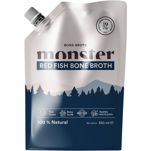 Monster Dog Bone Broth Fish 350 ml
