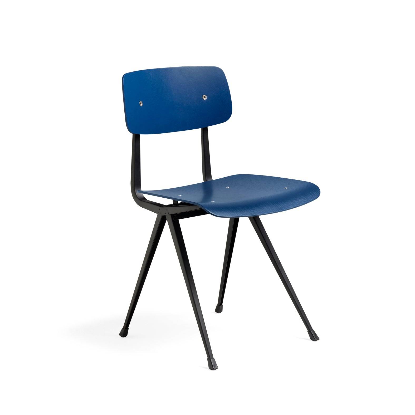 Result Chair fra Hay Dark blue / Sort pulverlakeret stål - Jacobsen Plus
