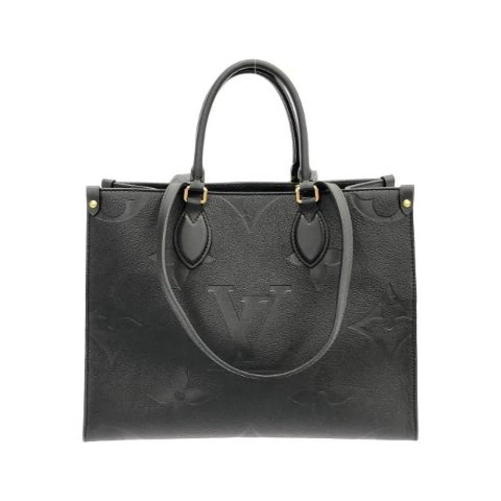Louis Vuitton Vintage Pre-owned OnTheGo Monogram Empreinte Tote Bag - Vintage - Dame - Sort - ONE SIZE - Uld