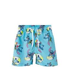 NAME IT Nmmmic Stitch Long Swimshorts Wdi |Blå |92