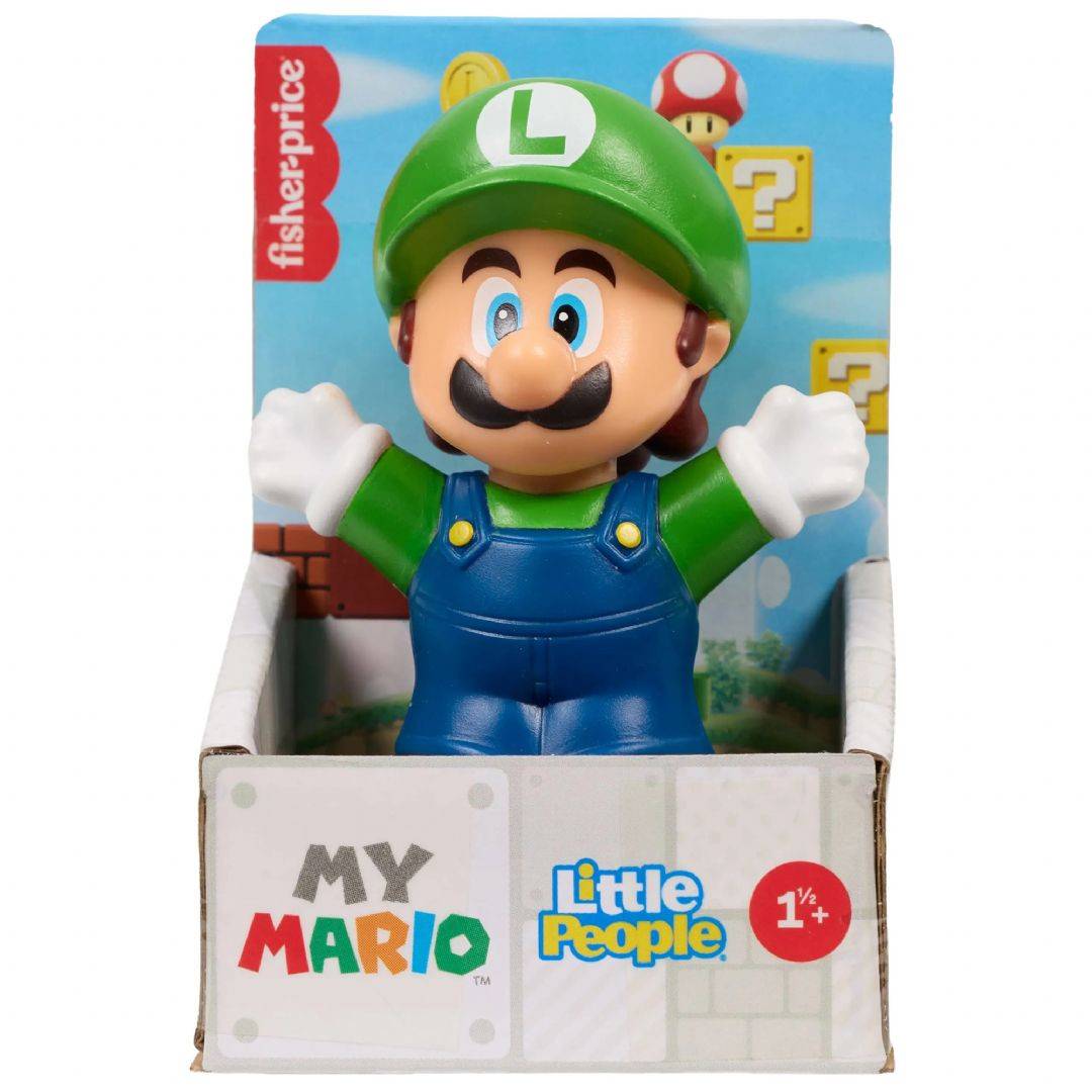 Little People Super Mario Luigi Figur Fisher Price Super Mario Figurer JHG66