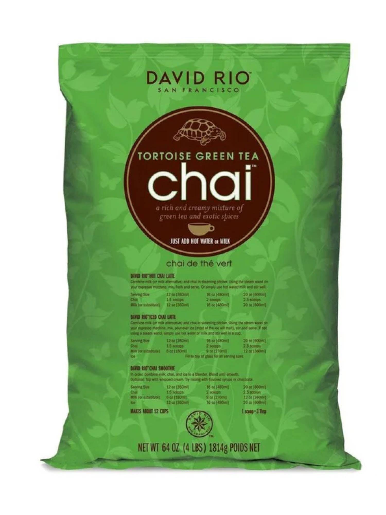 David Rio Tortoise Grøn Te Chai