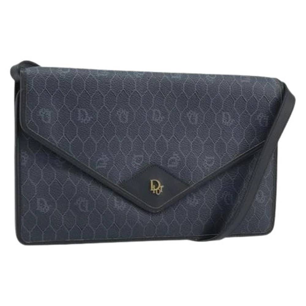 Dior Vintage Pre-owned Plastic Skuldertaske - Vintage - Dame - Sort - ONE SIZE - Uld