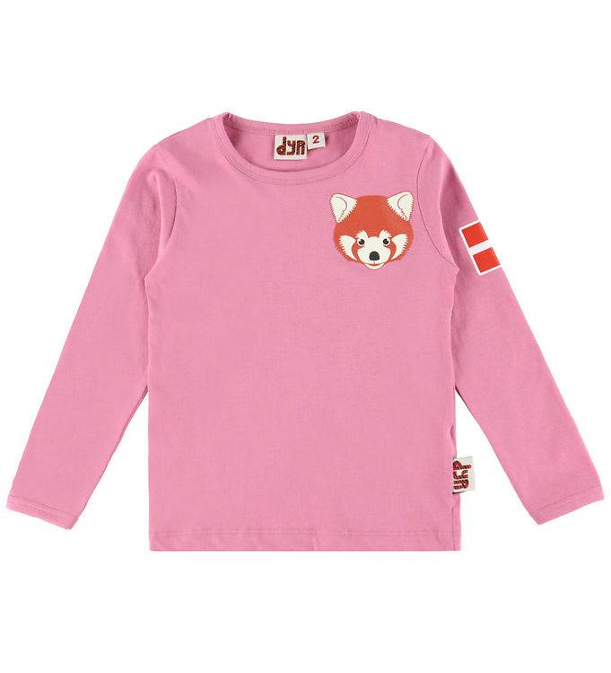 DYR-Cph Bluse - Dyrepasser - Rose Roed Panda - DYR-Cph - 3 år (98) - Bluse