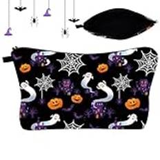 Travel Toiletry Bag, Waterproof Printed Cosmetic Bags, Pumpkin Castle Cosmetic Purse, Travel Makeup Bag, Cosmetic Toiletry Bag, Easy To Use, Portable, Space Saving for Women Girls