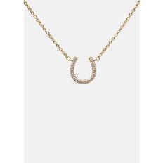 Skultuna Pavé Series - Gold Vermeil - Horse Shoe Necklace