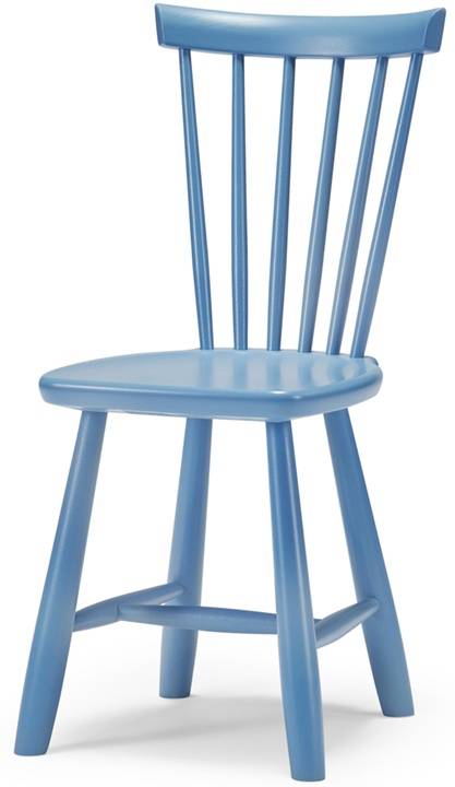 Lilla Åland Björk 57 Gryningsblå Barnstol H33 cm